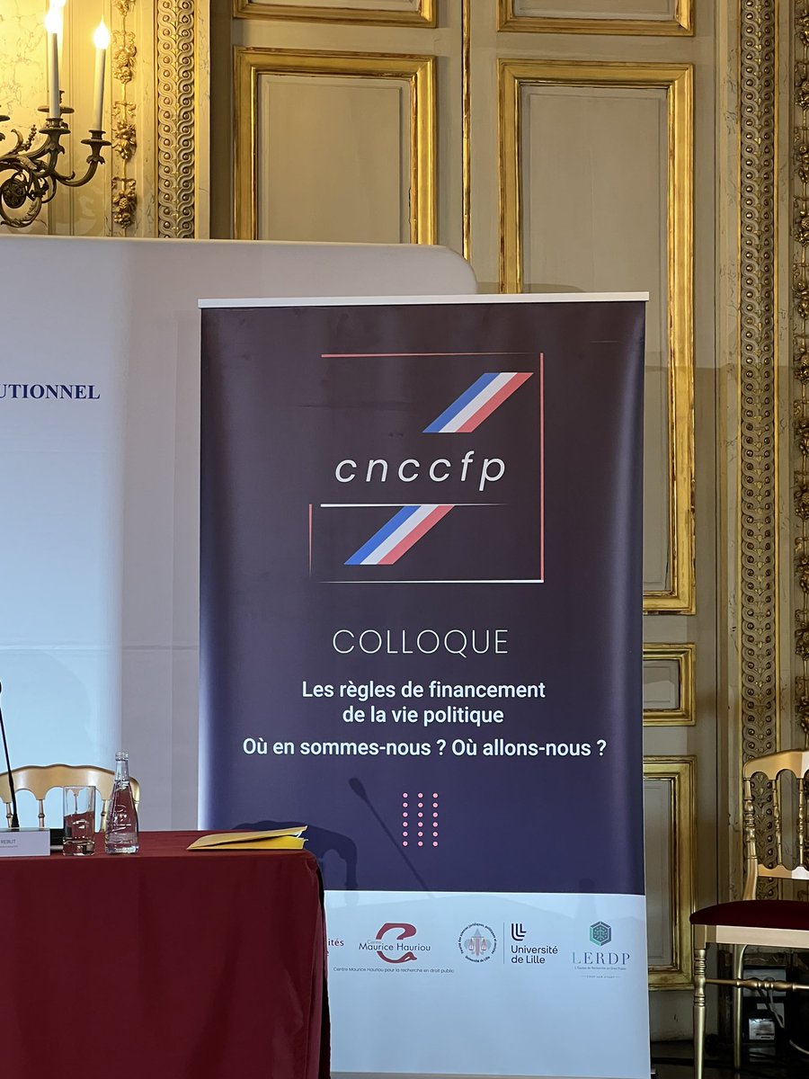 Table 3 au <a href="/Conseil_constit/">Conseil constit</a> du colloque sur les évolutions du financement de la vie politique avec C. Babusiaux, VP <a href="/cnccfp_officiel/">CNCCFP</a> R. Dosière R. Fraisse <a href="/GailletAurore/">Gaillet Aurore</a> <a href="/UTCapitole/">Université Toulouse Capitole</a> A Deysine <a href="/GuigueAlexandre/">Alexandre Guigue</a> P. Lefas <a href="/anticorruption/">Transparency International</a>