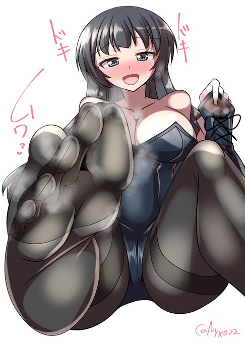 「提督さん…?阿賀野の足裏、そんなに嗅ぎたいの?///」 ムチムチ黒タイツ阿賀野姉(ˇωˇ)   連続1783日目 #艦これ版真剣お絵描き60分一本勝負_20250122#艦これ版深夜の真剣お絵描き60分一本勝負 #10000日チャレンジ #めび環んどろ #阿賀野 