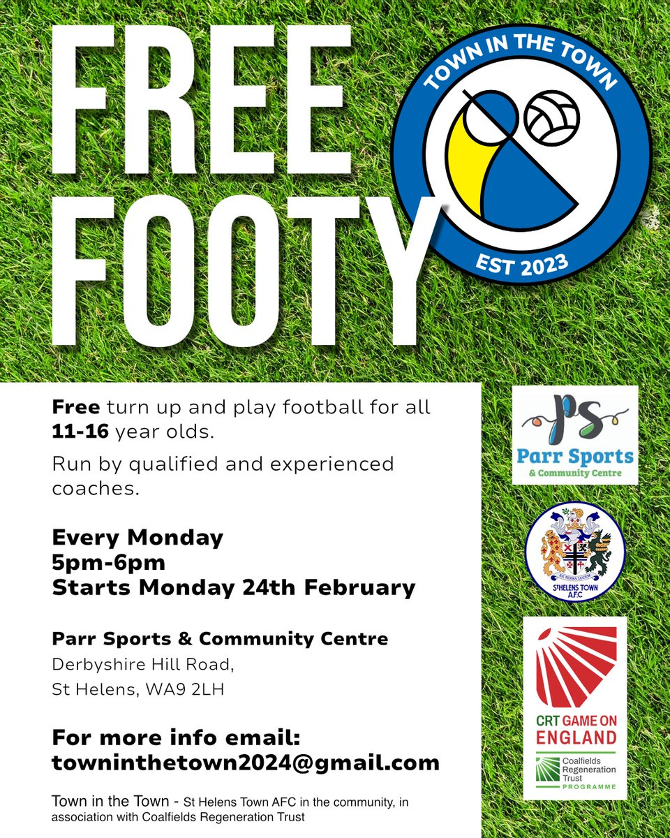 St Helens Town AFC tweet media