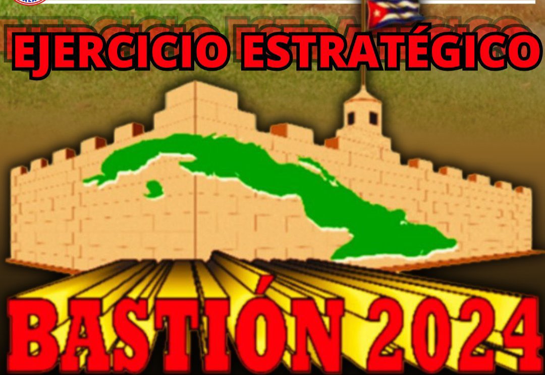 Cadena Agramonte (@cadenagramonte) on Twitter photo 🇨🇺🗓️ Del 22 al 24 de enero Ejercicio Estratégico #Bastión2024.
#PuebloUniformado
#PorCamagüeyTodo
#DefendiendoCuba
<a href="/MinfarC/">Minfar_Cuba</a> <a href="/EjrcitoOrienta1/">Ejército Oriental</a> <a href="/EjtoOccidental/">Ejército Occidental 🇨🇺</a> <a href="/EVilluendasC/">Enrique Villuendas</a> <a href="/MioPinares/">Miozotis F. Pinares</a> @EduardoLpezLey3 <a href="/Frank16726439/">Frank Enrique 🇨🇺</a> <a href="/ayleralmarales/">ayleralmarales</a> <a href="/Pedro_ACM/">Pedro Cruz Moiset</a> <a href="/FHHernndez1/">Federico Hernández Hernández</a> <a href="/JorgeSutil2/">Jorge Sutil S</a> 🇨🇺🗓️ Del 22 al 24 de enero Ejercicio Estratégico #Bastión2024.
#PuebloUniformado
#PorCamagüeyTodo
#DefendiendoCuba
<a href="/MinfarC/">Minfar_Cuba</a> <a href="/EjrcitoOrienta1/">Ejército Oriental</a> <a href="/EjtoOccidental/">Ejército Occidental 🇨🇺</a> <a href="/EVilluendasC/">Enrique Villuendas</a> <a href="/MioPinares/">Miozotis F. Pinares</a> @EduardoLpezLey3 <a href="/Frank16726439/">Frank Enrique 🇨🇺</a> <a href="/ayleralmarales/">ayleralmarales</a> <a href="/Pedro_ACM/">Pedro Cruz Moiset</a> <a href="/FHHernndez1/">Federico Hernández Hernández</a> <a href="/JorgeSutil2/">Jorge Sutil S</a>