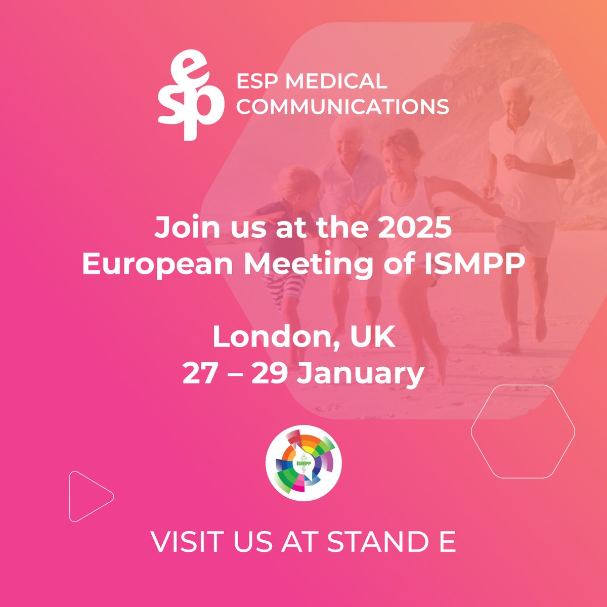 ESP_MedComm's tweet photo. Please visit us on Booth E at the 2025 European Meeting of ISMPP. 
#ISMPPEurope2025, #ESP, #MedComms https://t.co/U9ilAFXhyD