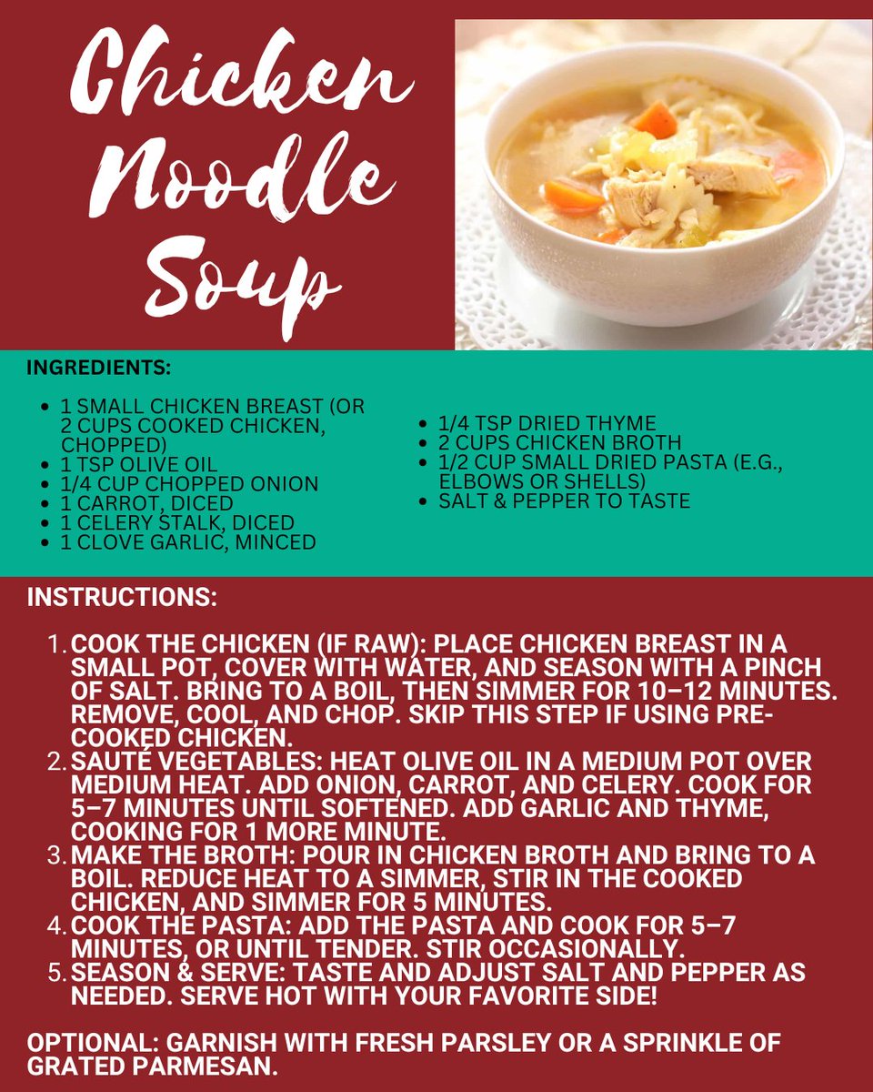 January is National Soup Month! There's nothing like a warm bowl of soup to bring comfort, spark memories, and bring people together. Share your favorite recipes in the comments and check out CMHA Muskoka-Parry Sound’s cozy picks—perfect for beating the winter blues!