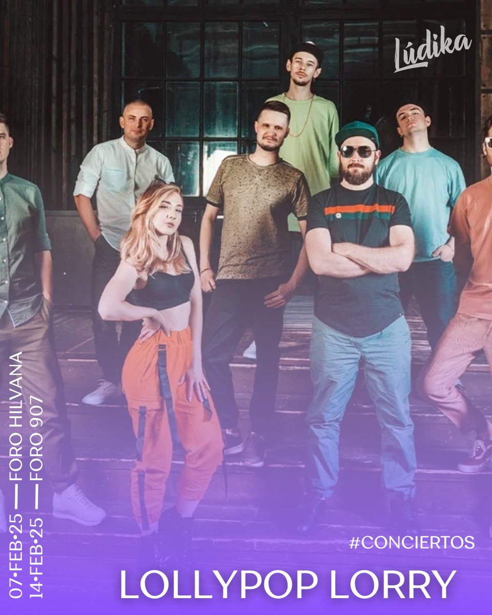 Lúdika (@ludikagdl) on Twitter photo #Conciertos
Regresa desde Rusia 🇷🇺 una de las sensaciones del reggae contemporáneo: <a href="/Lollypop_Lorry/">Lollypop Lorry</a>
La banda presenta su nuevo álbum "Stick By Me" en el #ForoHilvana y el #Foro907
🎟️🎟️ vía <a href="/PasslineMexico/">Passline Mx</a> (CDMX) y Boletia (GDL) #Conciertos
Regresa desde Rusia 🇷🇺 una de las sensaciones del reggae contemporáneo: <a href="/Lollypop_Lorry/">Lollypop Lorry</a>
La banda presenta su nuevo álbum "Stick By Me" en el #ForoHilvana y el #Foro907
🎟️🎟️ vía <a href="/PasslineMexico/">Passline Mx</a> (CDMX) y Boletia (GDL)