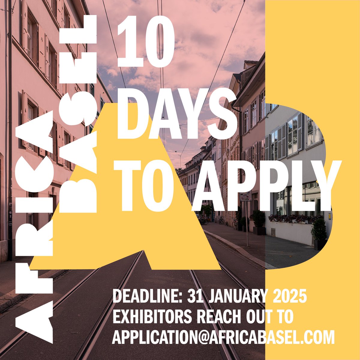 Exhibitors may apply to the inaugural edition of Africa Basel Contemporary African Art Fair until 31 January 2025. Applications are open to galleries and institutions only. For enquiries, contact application@africabasel.com.

#africabasel #africanartfair #artbaselweek
