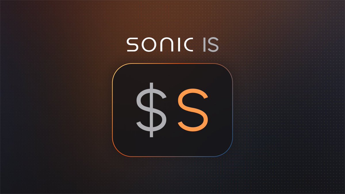 0xSonictalk's tweet photo. Sonic is $S 

Repeat after us! 💥 https://t.co/EyutJtQvdY