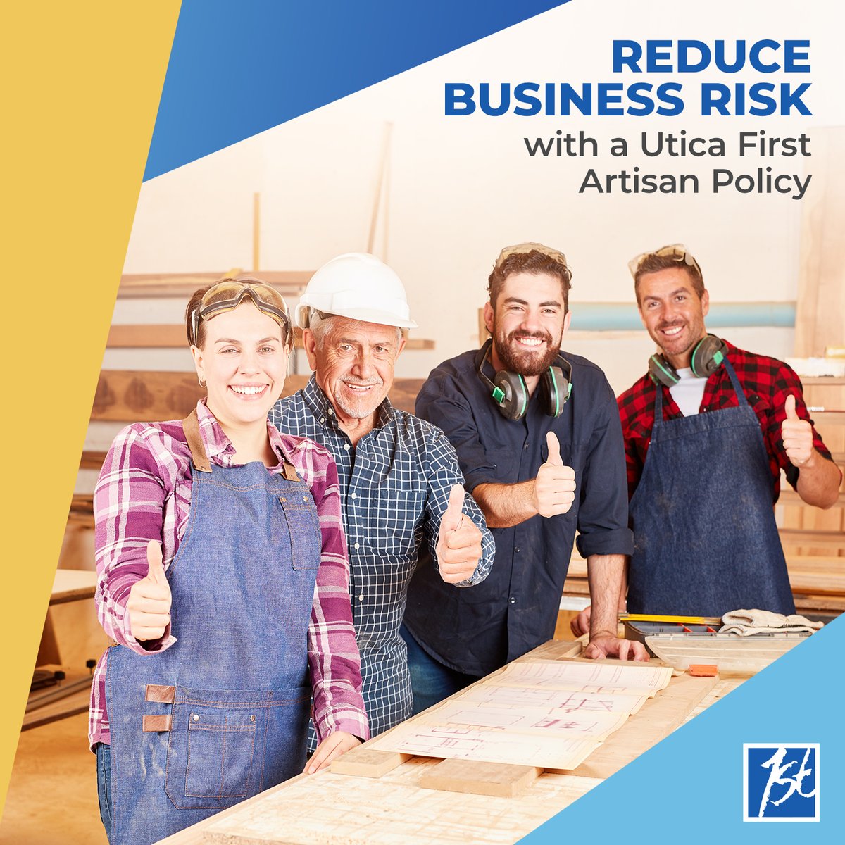 UticaFirstInsCo's tweet image. Carpentry contractors face many what-ifs inherent in their industry. Reducing this risk with a Utica First artisan policy is key to their success! Read more about our artisan policy at uticafirst.com

#KeepingInsuranceSimple #Carpenters #UticaFirst