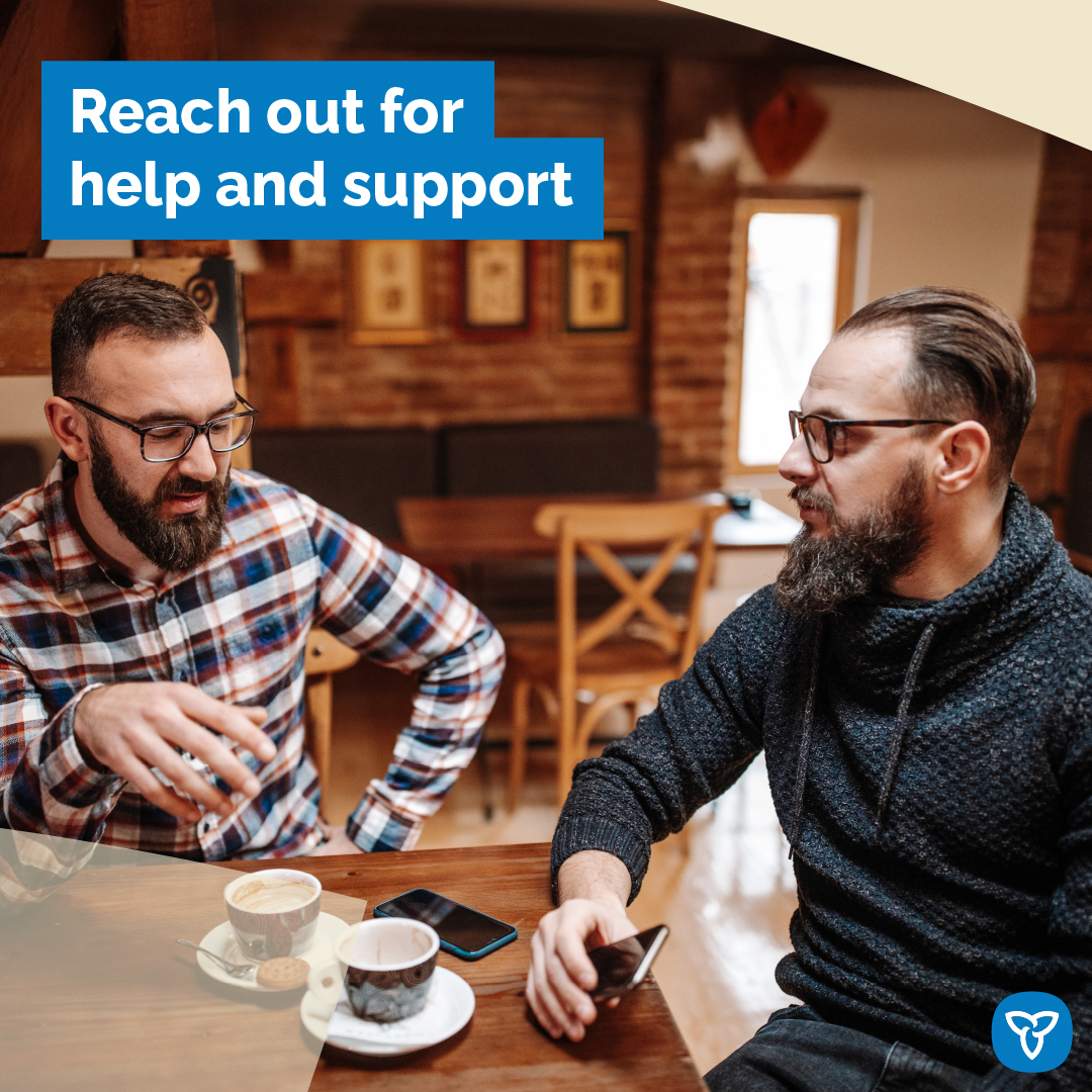 Reaching out for help when you need it is an act of self-care.

If you or someone you know is struggling, help is available.

Visit ontario.ca/page/find-ment… to find support and services available for you.

You’re not alone.