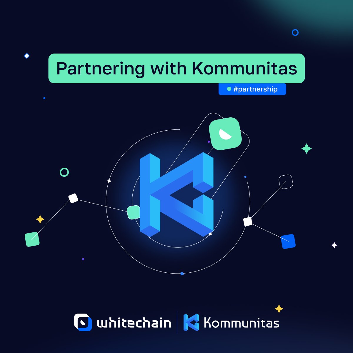 Whitechain (@whitechain_io) on Twitter photo We are excited to announce a new partnership with <a href="/kommunitasnet/">Kommunitas Official</a>, a decentralized launchpad and an accelerator platform for web3 projects.
Together we want to empower innovative startups and developers to build new Dapps on Whitechain and expand the web3 adoption further. We are excited to announce a new partnership with <a href="/kommunitasnet/">Kommunitas Official</a>, a decentralized launchpad and an accelerator platform for web3 projects.
Together we want to empower innovative startups and developers to build new Dapps on Whitechain and expand the web3 adoption further.
