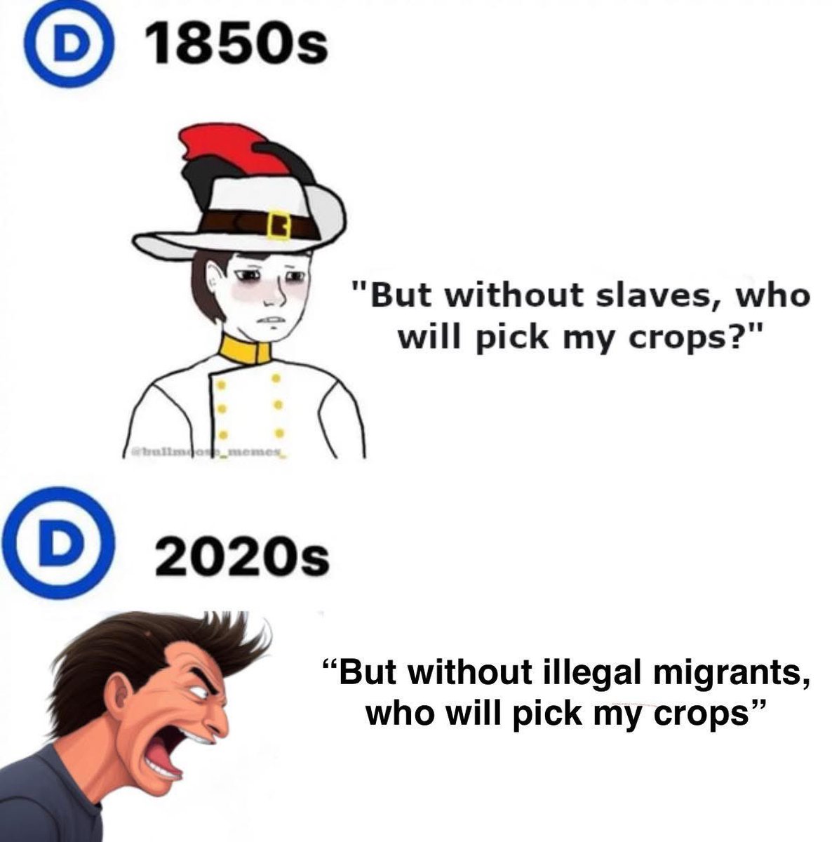 Same party. Same ideology. They never change.