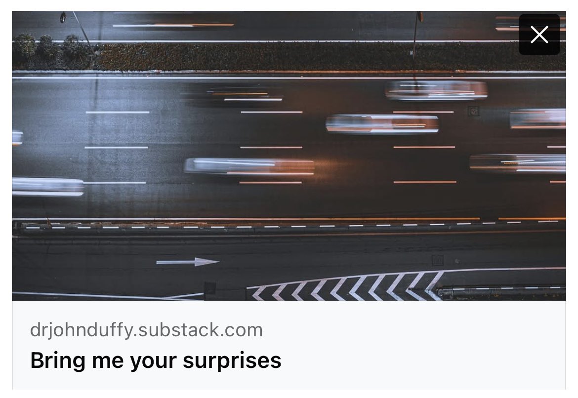 A discussion on why it’s so vital to attend to your messaging to your kids. Invite their surprises, even if they’re bringing you the worst news. Today’s Substack. 
open.substack.com/pub/drjohnduff…