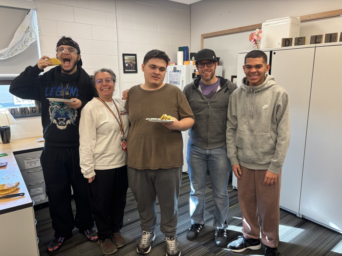 Students in the Robin Sobol Transition Academy planned a menu, shopped for ingredients, and made tacos last week—building essential skills for life after school with guidance from Mr. Kenealy, Ms. O'Dell, and Ms. Anderson.  #BOCES #QuestarIII