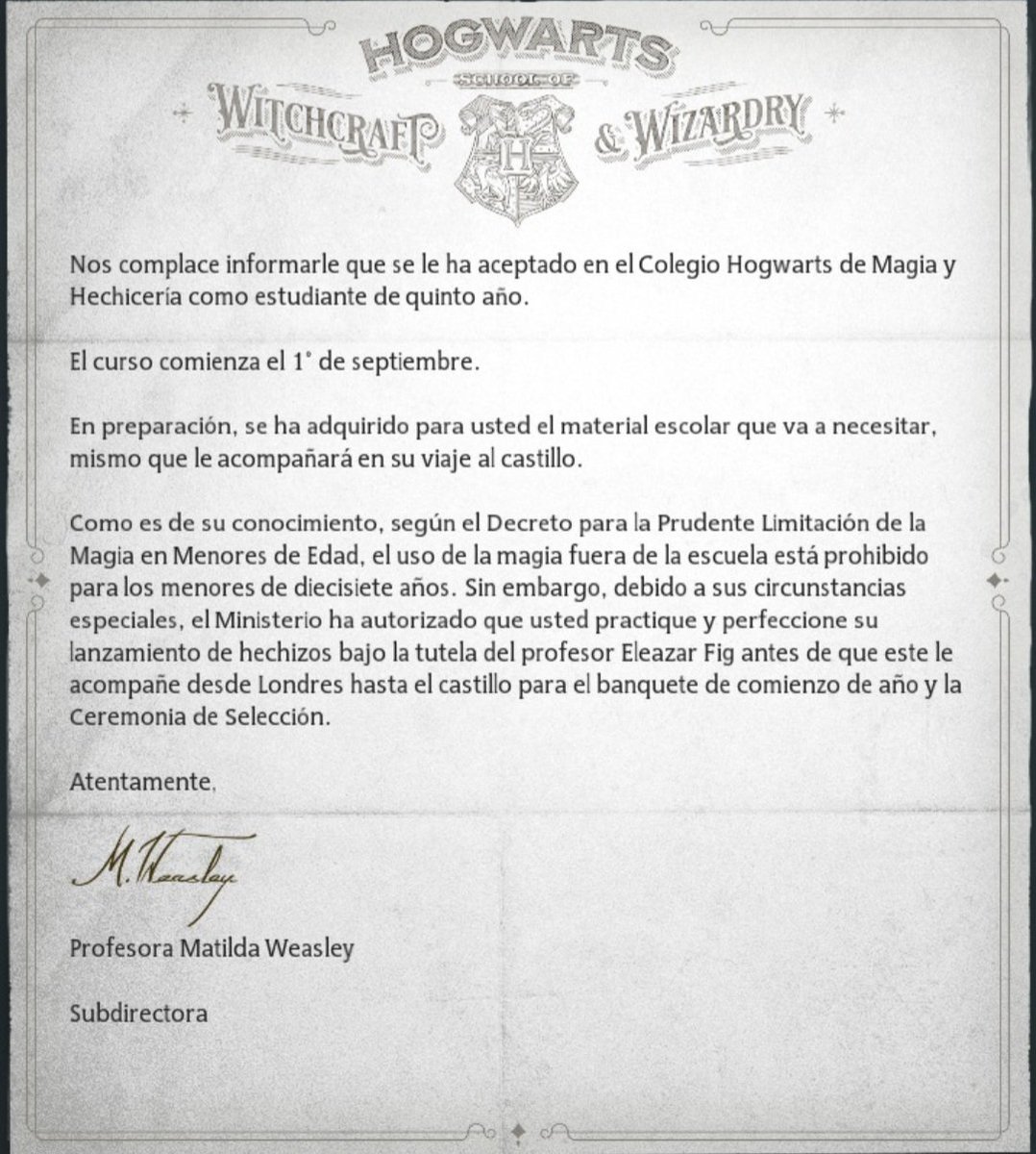 BigJesusGamer's tweet photo. SIII LLEGÓ!! SIII LLEGOO!! Ahora van a ver quien es la mera barita en toda la escuela, me voy a convertir en un auror para que vean que soy bien chingón claro que sí, pero bueno, no se si ir de una vez o me espero a que llegue la fecha?? Ustedes que dicen?
Que emoción!! https://t.co/c1y7WVde4K