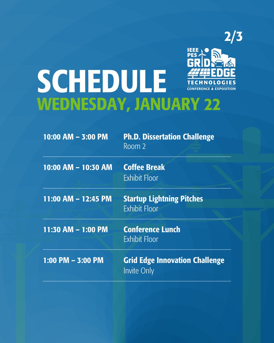 IEEEPESGridEdge's tweet image. Ready to connect with fellow industry leaders? Networking is where innovation begins.

Let’s kick things off: What’s your go-to icebreaker for meeting someone new? Share your tips below! 👇 pes-gridedge.pulse.ly/1tmc9rrpiz #SmartEnergy #SustainableGrid #GridTechnology #CleanEnergy