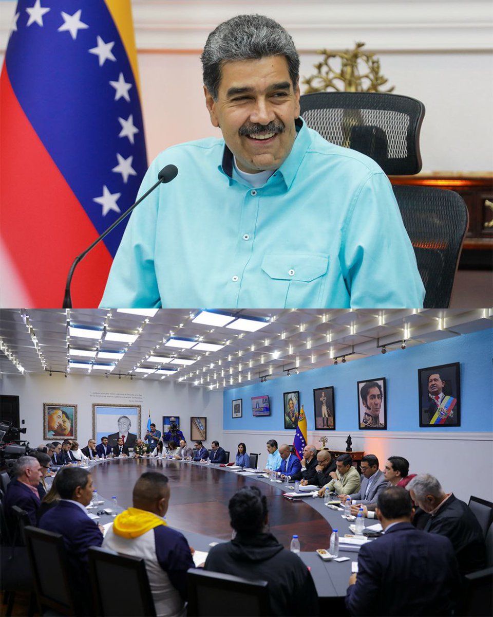 NoticiasPsuv_'s tweet photo. Estamos organizando la Agenda Económica del país con lineamientos priorizados. 

📢 ¡Atención Consejo Nacional de Economía! 📢

1️⃣ Presenten de inmediato las nuevas acciones para profundizar la producción en Venezuela y diagramar un plan de sustitución radical de importaciones.
2️⃣ Un plan de inversión y crédito en la economía real venezolana y priorizada. 
3️⃣ Plan de producción de ingresos en divisas convertibles, alternativo y creciente para Venezuela. ¡Es una tarea para cada motor!
4️⃣ Debemos afinar de manera detallada el Plan de Compras Públicas. 
5️⃣ Avancemos en el Plan de Desarrollo Tributario del país. ¡Reforma tributaria!

¡Tenemos un proyecto de país, tenemos pueblo, patria y presidente, para que nadie nos detenga!

@NicolasMaduro @dcabellor @delcyrodriguezv @ViceVenezuela @VNVenezuelanews @VTVcanal8 @Mippcivzla