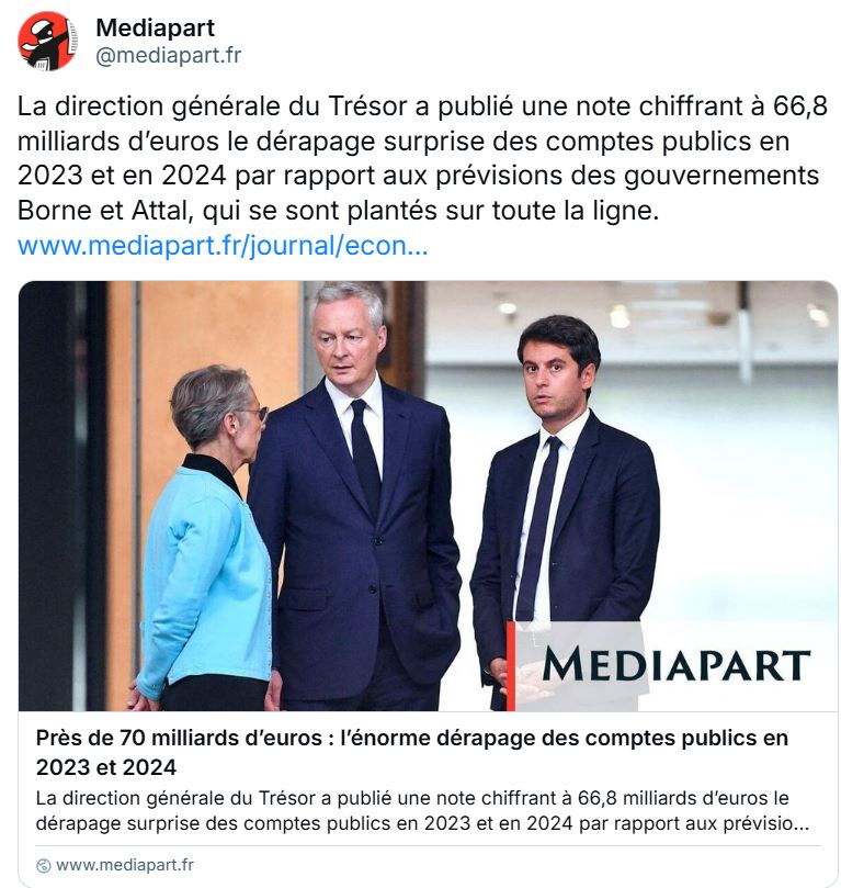 PanettonePazzo's tweet photo. Personne ne s'est "planté".
C'est une stratégie assumée de privation de recettes fiscales au profit des grandes fortunes.
Invoquer l'erreur c'est déjà être trop indulgent avec eux https://t.co/hwnQ6PynCA