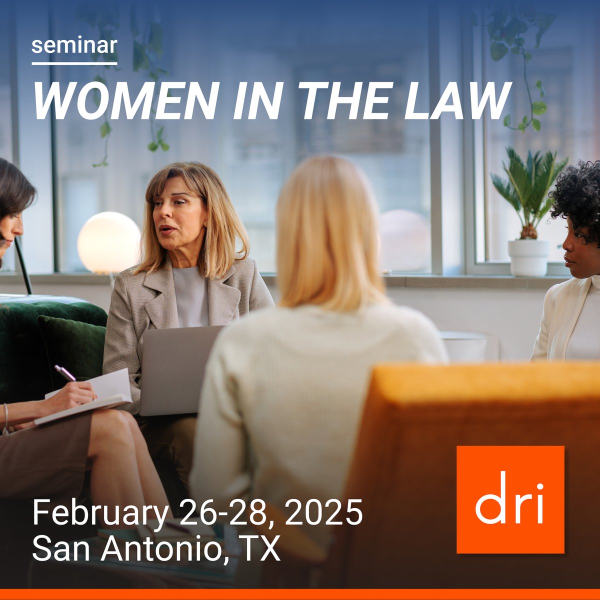 DRICommunity's tweet photo. Saddle up and sign up for the 2025 Women in the Law Seminar for your chance to explore the rich cultural offerings of San Antonio. 

Register through February 25th and save up to $500! https://t.co/ZnvEcUe7CC

#DRIWITL #DRICommunity #DRILawyer https://t.co/DwGZRjqsLp