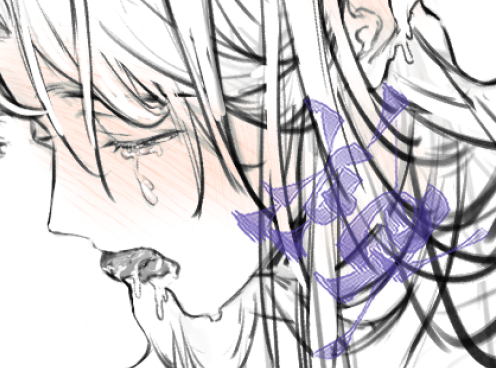 _sronsr_'s tweet photo. いい感じにﾄﾞﾛﾄﾞﾛに溶けまくった表情になってきた～(*^-^*)
(🔞完成版はいつも通りXfolio突っ込みます) https://t.co/i2cB3DAlly