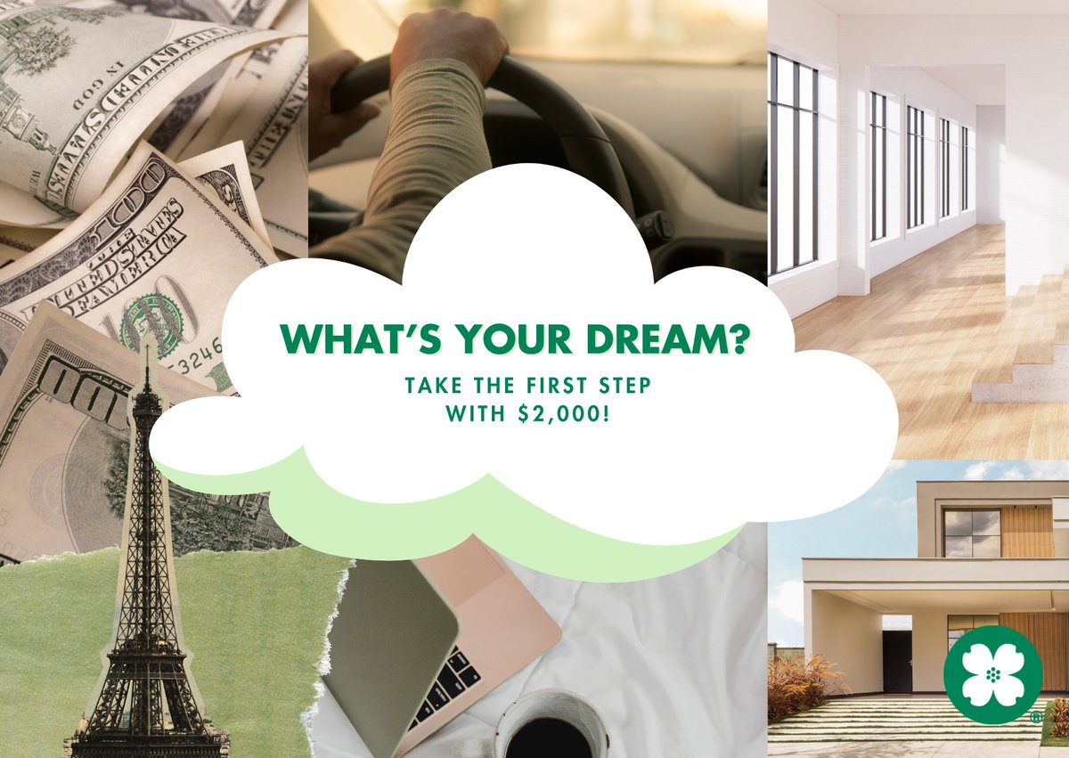 boonebank's tweet photo. Turn your dreams into reality! 💭 Enter to win a $2,000 Mastercard gift card in our #DreamBiggerBankBetter contest. Like ❤️, comment your dream with the hashtag, &amp; complete the entry form here: https://t.co/HFmaxzkqtg. Share 🔄 for a bonus entry! https://t.co/vMCh1XOKLR