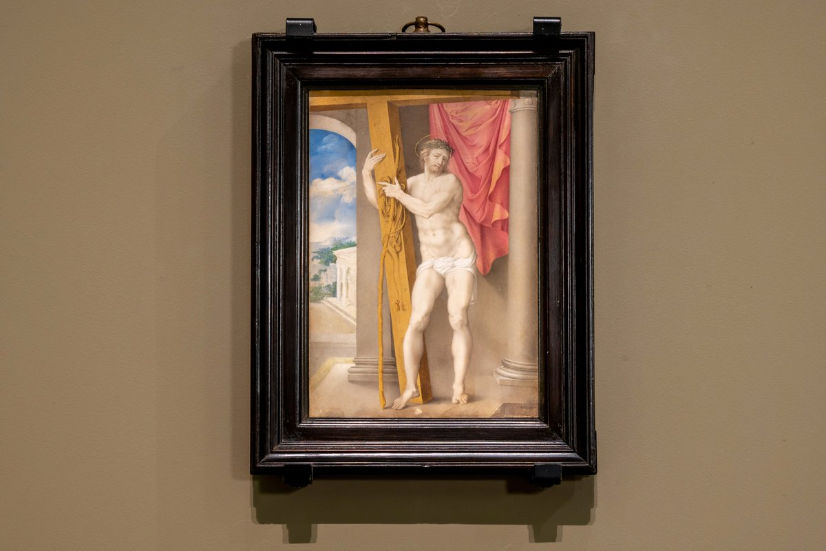 museodelprado's tweet photo. El "Cristo resucitado" de Giulio Clovio, inspirado en una escultura de Miguel Ángel, ya se puede visitar en la sala 49 del Museo del Prado

La obra ha sido donada por American Friends of the Prado Museum gracias a la generosidad de su mecenas Pilar Conde Gutiérrez del Álamo https://t.co/FatWqQYGRc