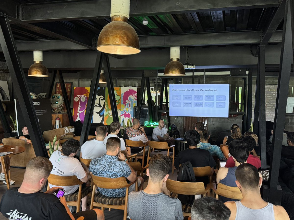 capital_3x's tweet image. Today’s Supercharging Solana dApp Development workshop, led by @Ogi_Chikov from @LimeChainHQ delivered invaluable insights for developers at Solana Temple:

⇢ Clear development workflow: A practical, step-by-step guide to designing, building, and deploying Solana dApps with…