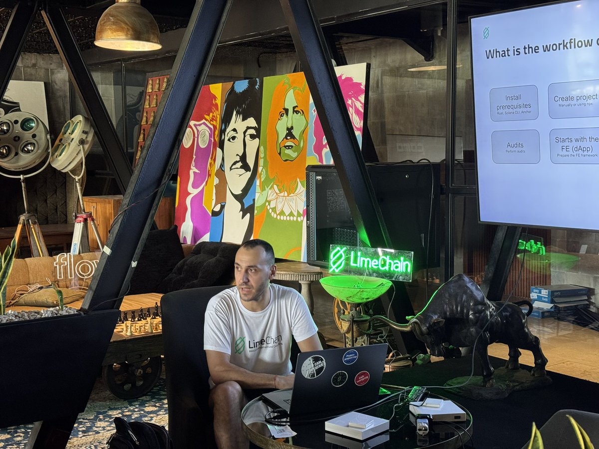 capital_3x's tweet image. Today’s Supercharging Solana dApp Development workshop, led by @Ogi_Chikov from @LimeChainHQ delivered invaluable insights for developers at Solana Temple:

⇢ Clear development workflow: A practical, step-by-step guide to designing, building, and deploying Solana dApps with…