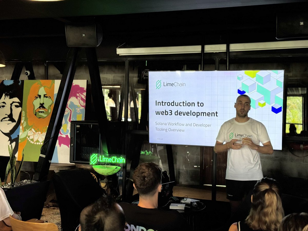 capital_3x's tweet image. Today’s Supercharging Solana dApp Development workshop, led by @Ogi_Chikov from @LimeChainHQ delivered invaluable insights for developers at Solana Temple:

⇢ Clear development workflow: A practical, step-by-step guide to designing, building, and deploying Solana dApps with…