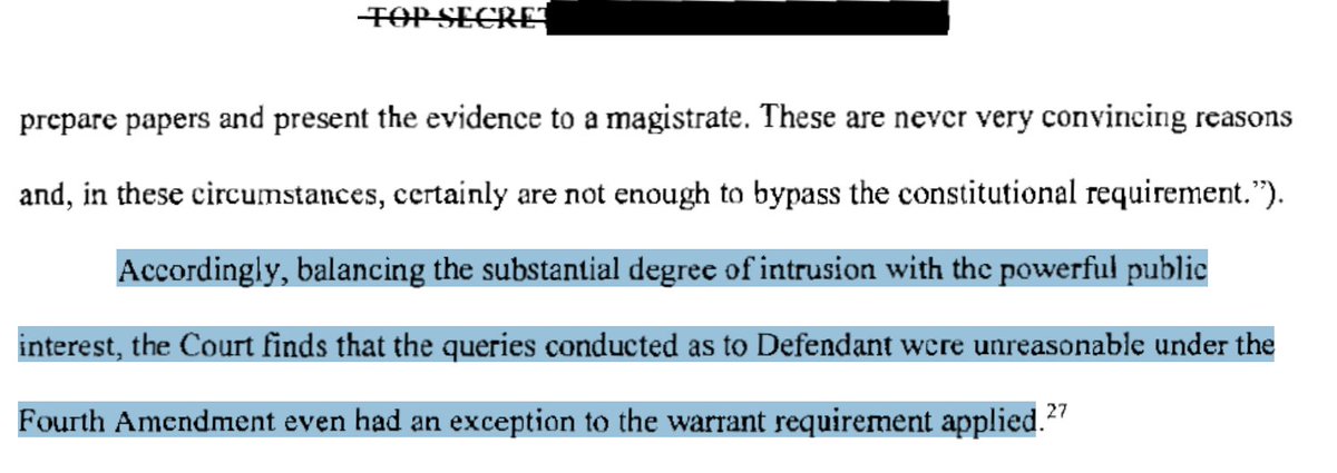 PatrickCToomey's tweet photo. Here's the key passage on page 52 of the new opinion: https://t.co/wt7B639Vs5
