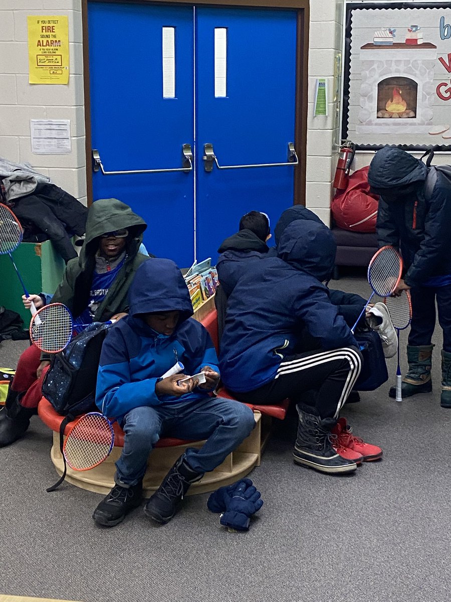 Dressed and ready to represent the St. Brother Andre Bulldogs. Our boys’ badminton team will make us proud with their sportsmanship and skill at today’s tournament #determination. Go Bulldogs!