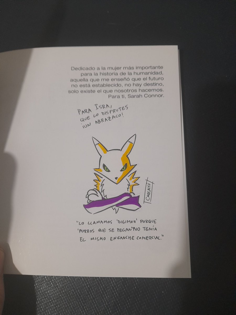 Ya tengo en mi propiedad esta "movida" de <a href="/BorjaCarcayu/">Carcayú</a> No tiene desperdicio ninguna Viñeta (llevo un buen rato descojonandome con algunas)
Que decir de esa dedicatoria con Renamon...Eres el puto amo jajaja