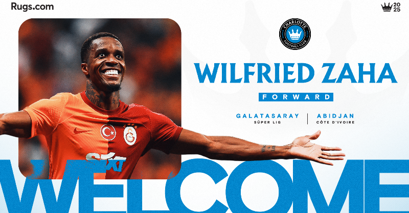 CharlotteFC's tweet photo. A 𝐰𝐨𝐫𝐥𝐝 𝐜𝐥𝐚𝐬𝐬 𝐭𝐚𝐥𝐞𝐧𝐭 who has proven himself at the highest levels.

We have officially signed Wilfried Zaha on loan from @GalatasaraySK.