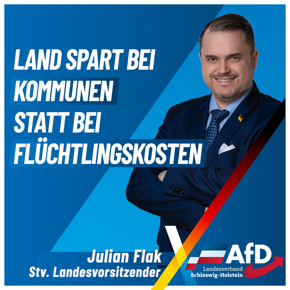 „Die Landesregierung spart zulasten der Kommunen – Hauptproblem der kommunalen wie der Landesfinanzen bleiben aber die immensen Kosten durch die Flüchtlingspolitik.“

Die Arbeitsgemeinschaft der kommunalen Landesverbände Schleswig-Holsteins – bestehend aus Gemeindetag,