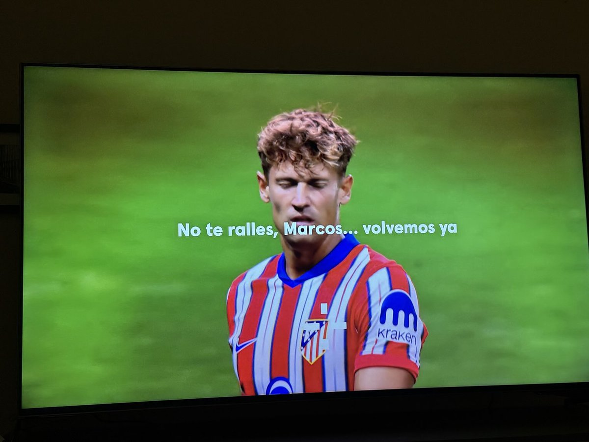 A ver <a href="/MovistarPlus/">Movistar Plus+</a> que Marcos Llorente no es pan o coco para que se "ralle"... que sí, que  para unos está como un queso o que tiene el cerebro como la piel de naranja... Contratad a alguien que os corrija la publi. Explicádselo <a href="/laletroteca/">La Letroteca</a>