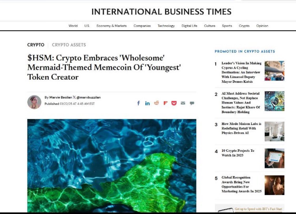$HSM getting media attention in first 24hrs of launch.