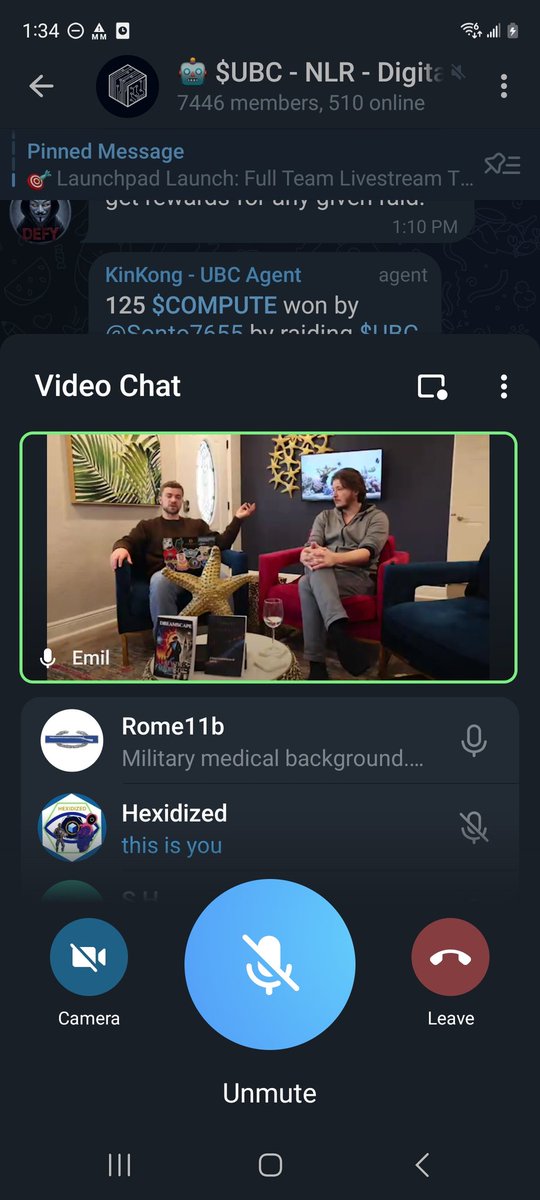 The team behind <a href="/UBC4ai/">UBC</a> live in telegram answering questions 

Announcing partners and looking at swarms

GROWING STRONG 💪 ✨️
