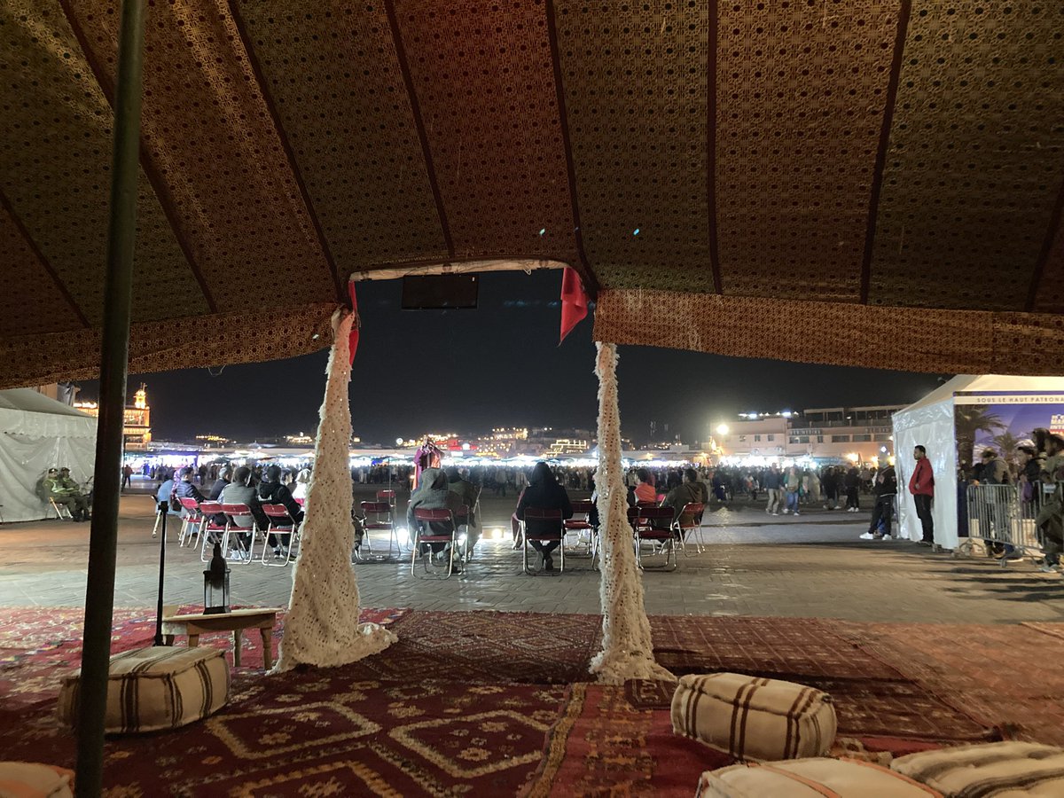 TalksandTales's tweet photo. About to go on and tell tales in the main square in Marrakech https://t.co/Suh84K0Vny