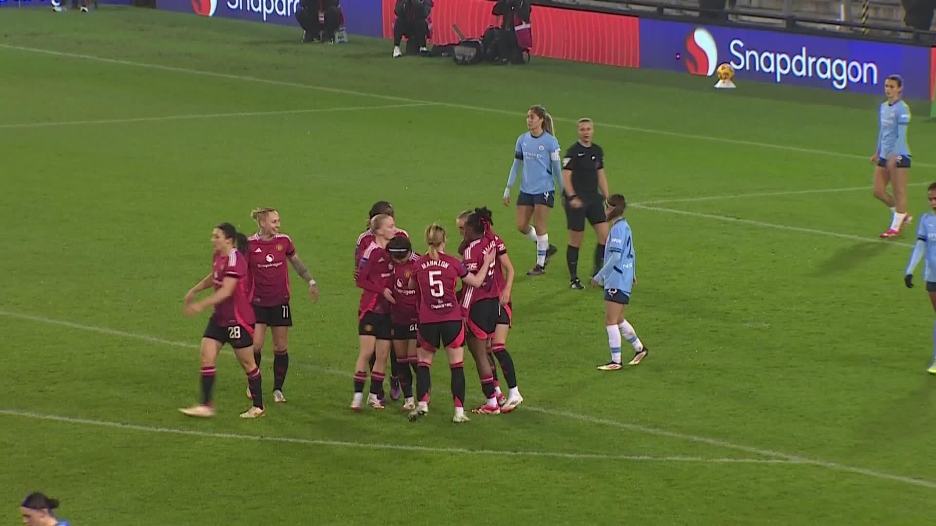 Spin and finish from Millie Turner 🙌Excellent reactions to fire the ball into the net!#SubwayWLC @ManUtdWomen