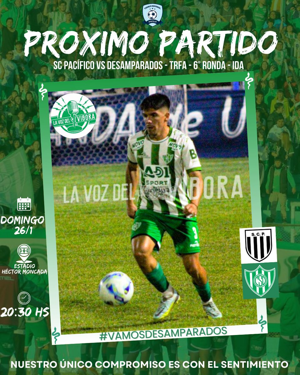 ▶️#RegionalAmateur x CON FE Y ESPERANZA 

✍🏻 Luego de la sufrida clasificación ante Unión,  #Desamparados se prepara para lo que será el primer encuentro de la final en la zona cuyo ante Pacífico en Mendoza y poder dar el primer paso.

#TodosJuntos💪
#VamosDesamparados
