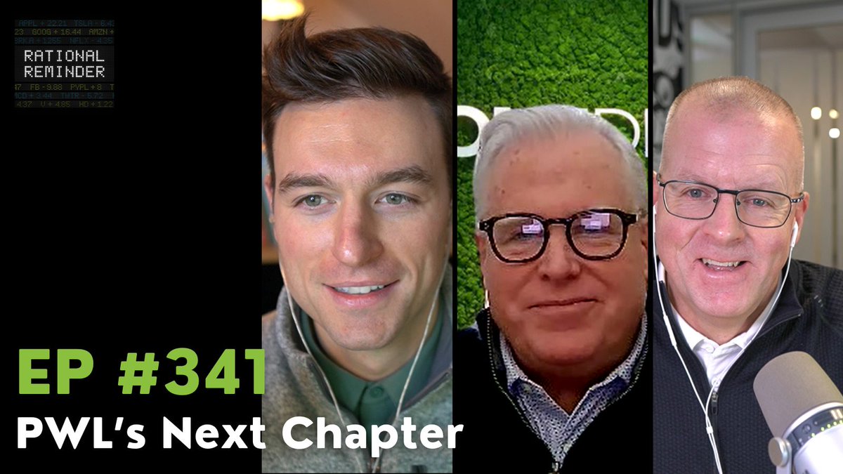 Episode 341 - PWL’s Next Chapter
<a href="/WeAreOneDigital/">OneDigital</a> 

rationalreminder.ca/podcast/341