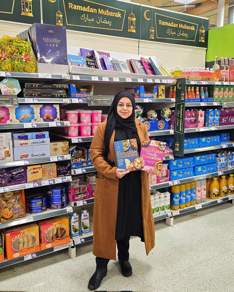 cookwithanisa's tweet photo. 🎉 Super excited both The Ramadan Cookbook and The Ramadan Family Cookbook will be in @sainsburys stores across the UK! 🇬🇧 ✌️ 💕

#Sainsburys #Ramadan #Ramadan2025 https://t.co/quy9KSKAcW