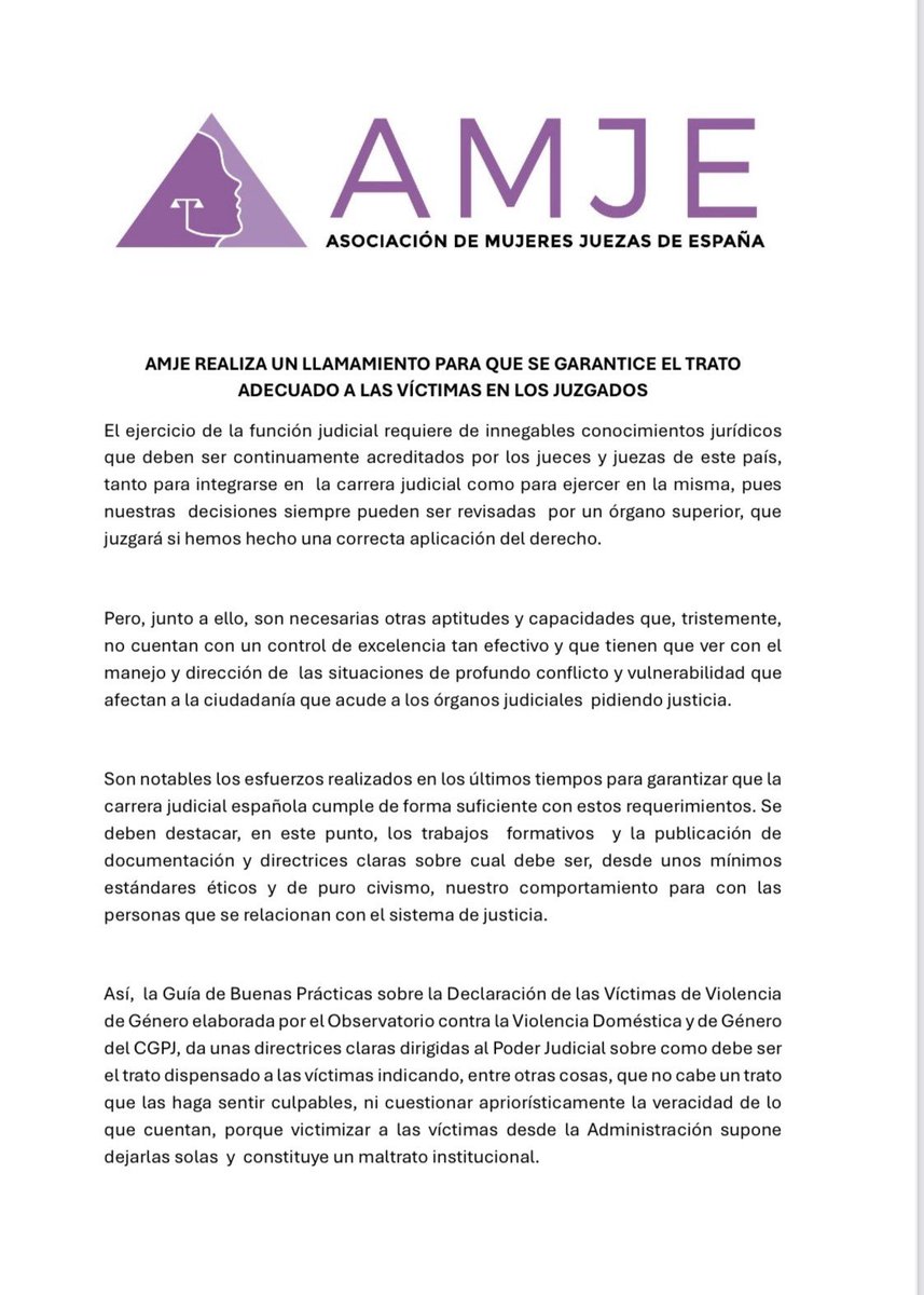 Mujeres Juezas (ᴀᴍᴊᴇ) tweet media