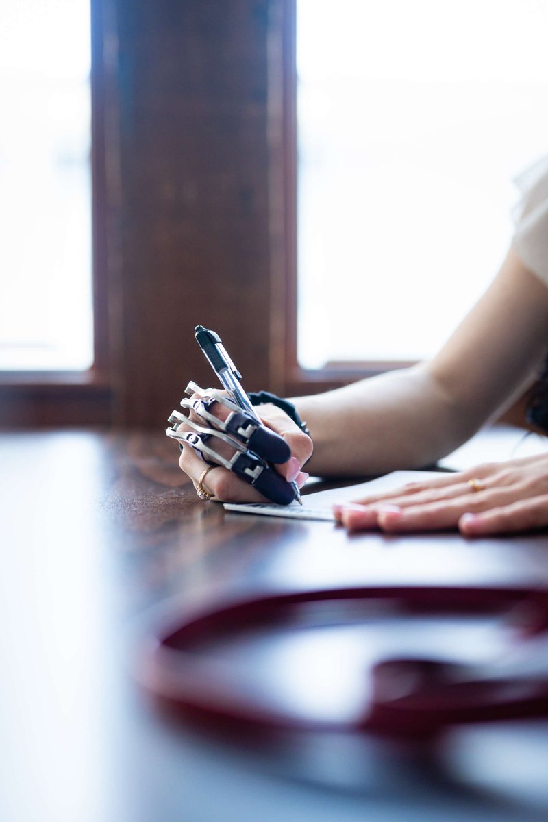 NPDevices's tweet image. The #MCPDriver isn’t just about strength—it’s also about precision. For many wearers, it’s a game-changer when it comes to everyday tasks like handwriting. 💙 #NakedProsthetics #ItsAllAboutFunction