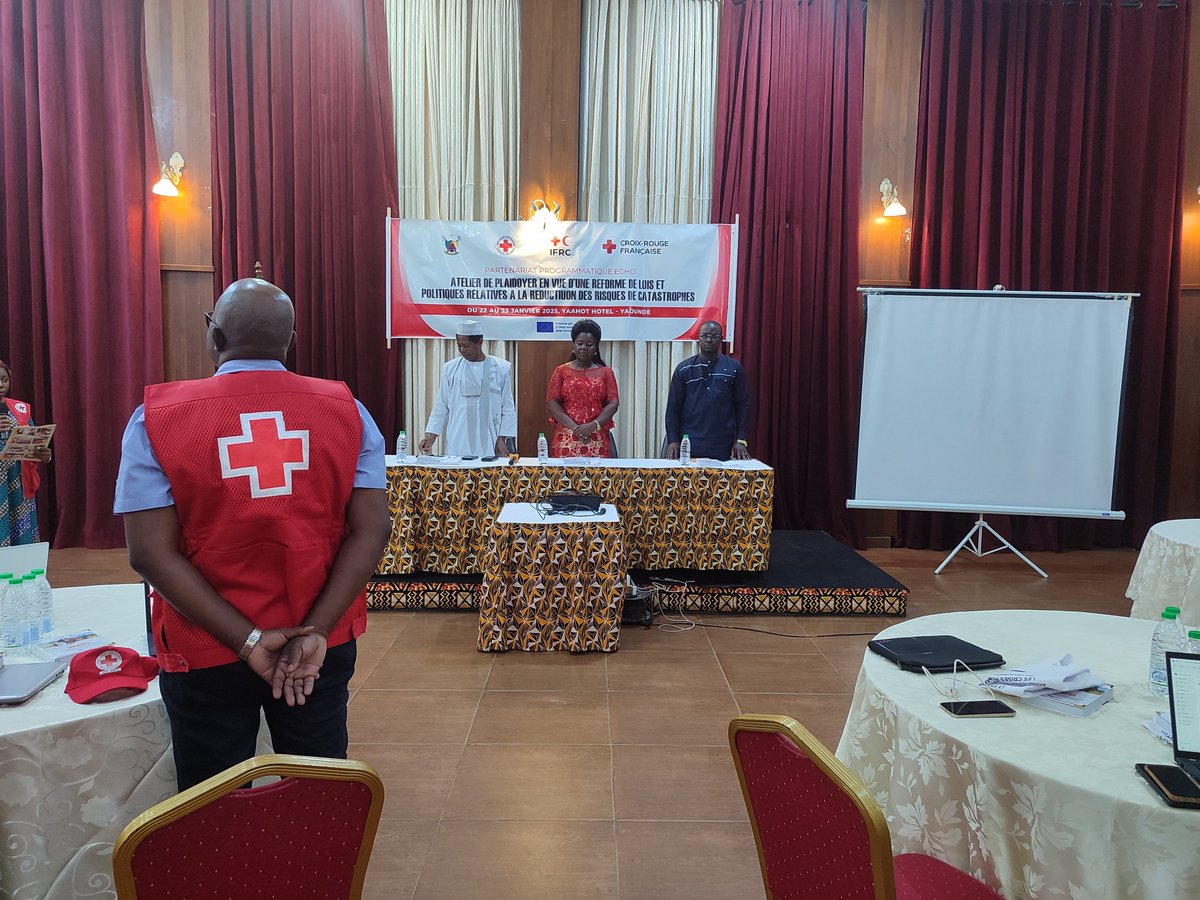 J'ai présidé ce jour à Yaoundé l'atelier de plaidoyer relatif aux lois et politiques relatives à la réduction des risques de catastrophes en lien avec la loi régissant la protection civile au Cameroun.