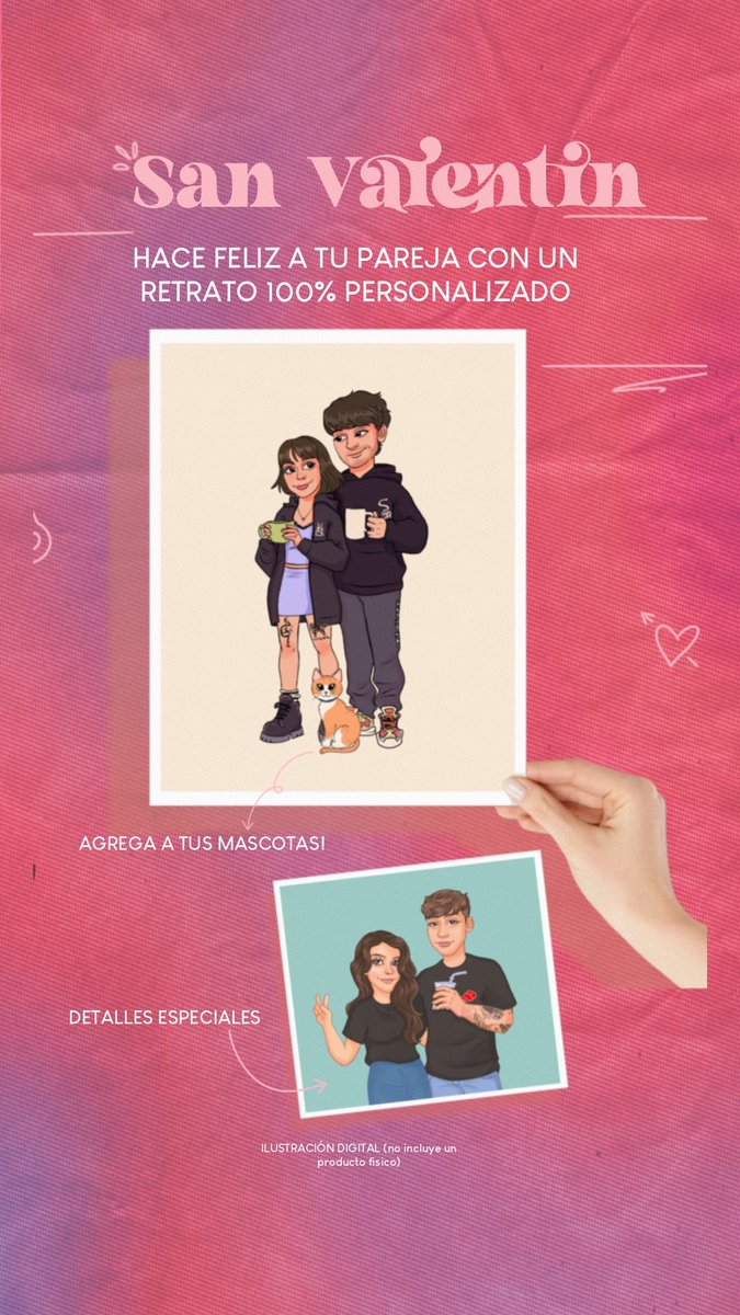 itzoearttt's tweet image. Vengo a solucionarles el regalo para san valentin con ilustraciones personalizadas de sus parejas 💌💕 Son cupos limitados asi que aprovechen 🫶🏻
