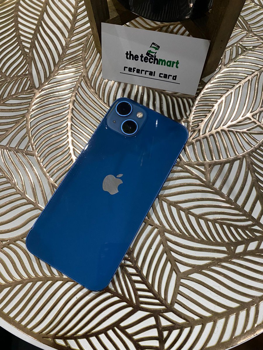 TheTechMart3's tweet photo. iPhone 13 128GB Blue - R9400

FOLLOW US ON:
☑️Facebook:TheTechMart 
☑️Twitter: @TheTechMart3 https://t.co/UGNYofPqZV