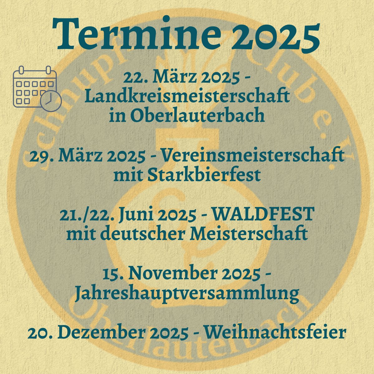 sco1960's tweet photo. Schon mal zum Vormerken: die wichtigsten Termine für dieses Jahr https://t.co/vyg4GRcE8G