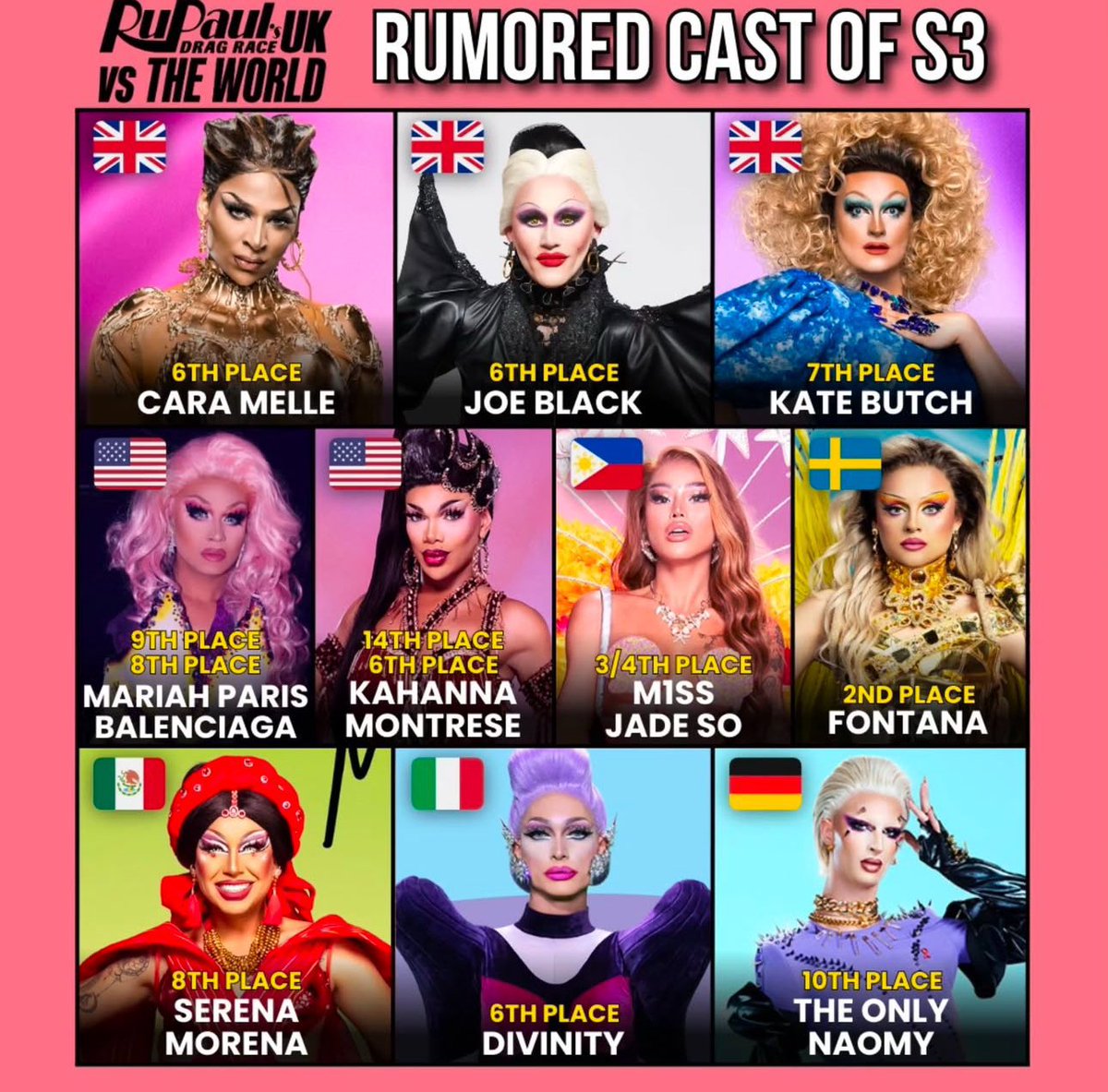 adutbadboy's tweet photo. and my top4 is:

🇸🇪 Fontana
🇵🇭 M1ss Jade So
🇺🇸 Kahanna Montrese
🇬🇧 Cara Melle

#DragRace https://t.co/9MK4n4Gn8O