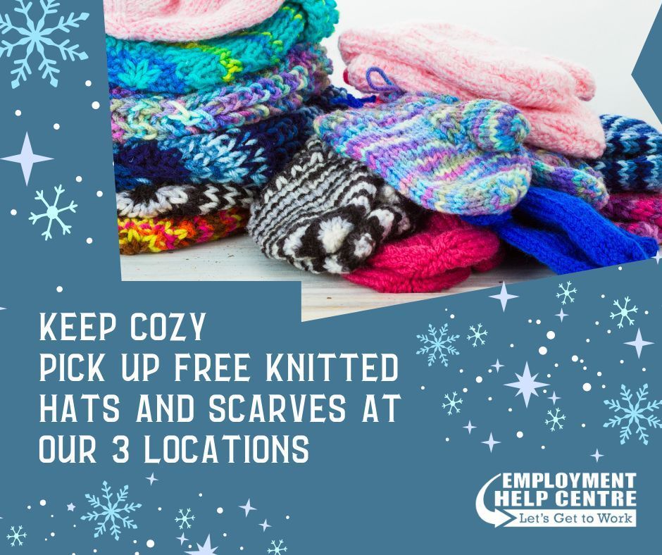 Stay cozy during this deep freeze!  Pick up FREE knitted hats and scarves for adults and kids by visiting any of our 3 locations in Smithville, Grimsby and Beamsville. Thank you to our generous local knitting group for their warm contributions! buff.ly/3DdhanQ