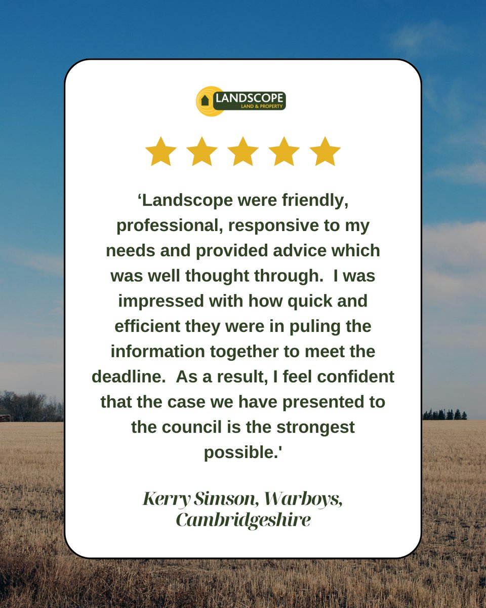 Landscopeltd's tweet photo. We're always thrilled when our clients walk away from a project happy!

If you're looking for successful representation when it comes to your rural development project then let’s talk.

https://t.co/S7sJxmwvn2

#RuralPlanning #BuildingDreams #Landscope #ClientTestimonial https://t.co/ECWiZC4BFr