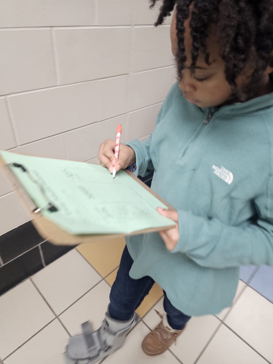 Fourth grade is engaged in an energy detective walk! #belonggrowsucceed
