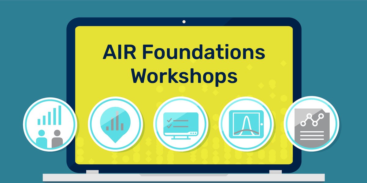 #AIRfoundations workshops are perfect for you!

Your institution supports student success and data supports your institution’s decisions, while you support data usage and data culture. Make sure you have a solid foundation to support this important work.

airweb.org/collaborate-le…